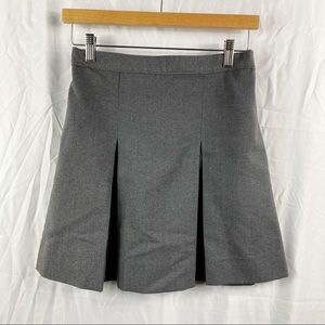 Vintage Donald's Pleated Wool School Girl Grey Skirt